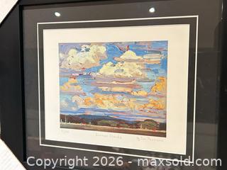 MaxSold Auction: Tom Thomson Limited Edition Lithograph -Professionally framed “Summer Clouds”. - Ancaster (Ontario, Canada) SELLER MANAGED Downsizing Online Auction -  Galley Road