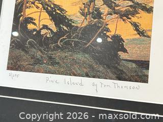 MaxSold Auction: Tom Thomson Pine Island Limited Edition Professionally Framed lithograph - Ancaster (Ontario, Canada) SELLER MANAGED Downsizing Online Auction -  Galley Road