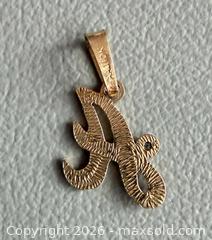 MaxSold Auction: 10K Yellow Gold Letter A Pendant - Marked  - Toronto (Ontario, Canada) PARTNER MANAGED Reseller Online Auction - Queen Street West.