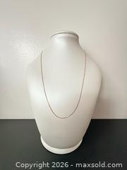 MaxSold Auction: 14K Yellow Gold Chain - Marked  - Toronto (Ontario, Canada) PARTNER MANAGED Reseller Online Auction - Queen Street West.