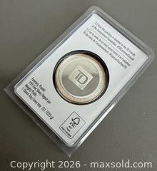 MaxSold Auction: 2017 TD Bank Canada 150th Anniversary Commemorative  1 Oz of .999 Fine Silver Coin - Toronto (Ontario, Canada) PARTNER MANAGED Reseller Online Auction - Queen Street West.