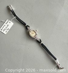 MaxSold Auction: Vintage 14K White Gold Case Bulova Ladies Wristwatch - Marked  - Toronto (Ontario, Canada) PARTNER MANAGED Reseller Online Auction - Queen Street West.