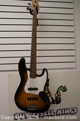 MaxSold Auction: Squier J-Style 4-String Electric Bass Guitar, Sunburst - Toronto (Ontario, Canada) SELLER MANAGED Downsizing Online Auction - Danforth Avenue