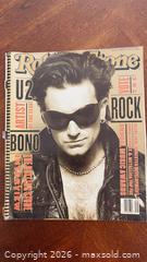 MaxSold Auction: Bono (U2) — Details & Rolling Stone Magazines, 1990s (3) - Halton Hills (Ontario, Canada) SELLER MANAGED Downsizing Online Auction - Market Street
