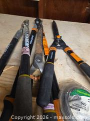 MaxSold Auction: Fiskars & WeedEater/Worx Loppers, Shears, Saw & Trimmer Line (Lot) - Sykesville (Maryland, USA) SELLER MANAGED Moving Online Auction - Streaker Road