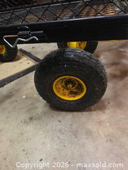 MaxSold Auction: Vevor Garden Wagon / Utility Cart, Mesh Steel, Pneumatic Tires - Sykesville (Maryland, USA) SELLER MANAGED Moving Online Auction - Streaker Road