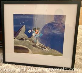 MaxSold Auction: Disney Mickey Mouse Epcot Center Animation production Cel - Framed - Caledon (Ontario, Canada) SELLER MANAGED Downsizing Online Auction - Westchester Boulevard