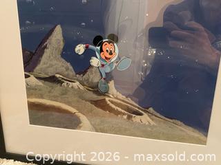 MaxSold Auction: Disney Mickey Mouse Epcot Center Animation production Cel - Framed - Caledon (Ontario, Canada) SELLER MANAGED Downsizing Online Auction - Westchester Boulevard