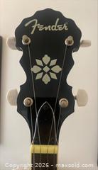 MaxSold Auction: Fender 5 -string Resonator Banjo w/ Hard Case ~ Mint! - Caledon (Ontario, Canada) SELLER MANAGED Downsizing Online Auction - Westchester Boulevard