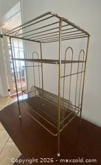 MaxSold Auction: Mid-Century Modern Wire Record Holder / Album Rack Stand - Caledon (Ontario, Canada) SELLER MANAGED Downsizing Online Auction - Westchester Boulevard