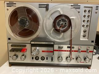 MaxSold Auction: Vintage Telefunken Magnetophon 204 Reel-to-Reel Tape Recorder – Powers On - Caledon (Ontario, Canada) SELLER MANAGED Downsizing Online Auction - Westchester Boulevard