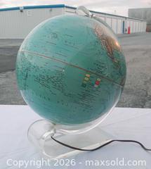 MaxSold Auction: 70s Danish Lighted globe in French - Ottawa (Ontario, Canada) SELLER MANAGED Moving Online Auction - Coventry Road (STORAGE)
