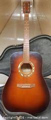 MaxSold Auction: Art & Lutherie Wild Cherry Guitar+Built in EPM Acoustic MS-103+Carry Case - Ottawa (Ontario, Canada) SELLER MANAGED Moving Online Auction - Coventry Road (STORAGE)