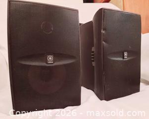 MaxSold Auction: Heavy Duty All Weather Indoor Outdoor YAMAHA NS-SW1 Speakers+Brackets - Ottawa (Ontario, Canada) SELLER MANAGED Moving Online Auction - Coventry Road (STORAGE)