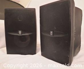 MaxSold Auction: Heavy Duty All Weather Indoor Outdoor YAMAHA NS-SW1 Speakers+Brackets - Ottawa (Ontario, Canada) SELLER MANAGED Moving Online Auction - Coventry Road (STORAGE)