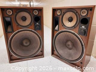 MaxSold Auction: Large Heavy duty SANSUI SP-7500X Vintage loudspeakers with 16” woofers.  - Ottawa (Ontario, Canada) SELLER MANAGED Moving Online Auction - Coventry Road (STORAGE)