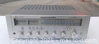 MaxSold Auction: MARANTZ 1530 Stereo Receiver in excellent condition - Ottawa (Ontario, Canada) SELLER MANAGED Moving Online Auction - Coventry Road (STORAGE)