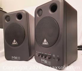 MaxSold Auction: Pair of Behringer Monitor Speakers  - Ottawa (Ontario, Canada) SELLER MANAGED Moving Online Auction - Coventry Road (STORAGE)