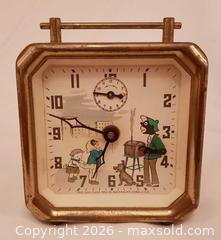 MaxSold Auction: Rare Vintage LUX American Alarm Clock Animated Organ Grinder+Dog-Working - Ottawa (Ontario, Canada) SELLER MANAGED Moving Online Auction - Coventry Road (STORAGE)