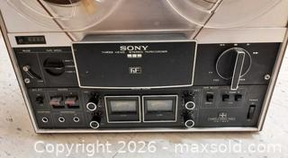 MaxSold Auction: SONY TC-377 Reel to Reel Tape Deck machine with Reels - Ottawa (Ontario, Canada) SELLER MANAGED Moving Online Auction - Coventry Road (STORAGE)