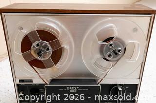 MaxSold Auction: SONY TC-377 Reel to Reel Tape Deck machine with Reels - Ottawa (Ontario, Canada) SELLER MANAGED Moving Online Auction - Coventry Road (STORAGE)