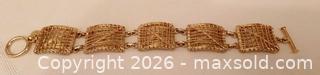 MaxSold Auction: Vintage 925 Gold Sterling Silver Bracelet.  - Ottawa (Ontario, Canada) SELLER MANAGED Moving Online Auction - Coventry Road (STORAGE)