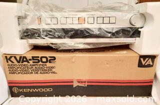MaxSold Auction: Vintage KENWOOD AV Integrated Amplifier KVA-502 in Box - Ottawa (Ontario, Canada) SELLER MANAGED Moving Online Auction - Coventry Road (STORAGE)