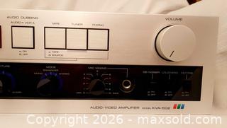 MaxSold Auction: Vintage KENWOOD AV Integrated Amplifier KVA-502 in Box - Ottawa (Ontario, Canada) SELLER MANAGED Moving Online Auction - Coventry Road (STORAGE)