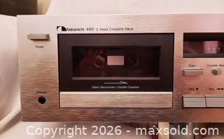 MaxSold Auction: Vintage NAKAMICHI 480Z 2-Head Stereo Cassette Deck. Excellent condition - Ottawa (Ontario, Canada) SELLER MANAGED Moving Online Auction - Coventry Road (STORAGE)