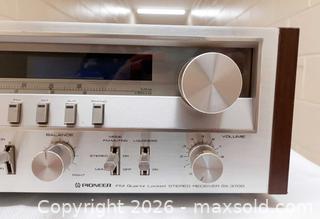 MaxSold Auction: Vintage PIONEER SX-3700 AM/FM Stereo Receiver Tuner/Amplifier - Ottawa (Ontario, Canada) SELLER MANAGED Moving Online Auction - Coventry Road (STORAGE)