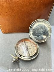 MaxSold Auction: 1917 ENG. DEPT. U.S.A. Pocket Compass, Nickel Case - San Jose (California, USA) PARTNER MANAGED Estate Sale Online Auction - E Humboldt
