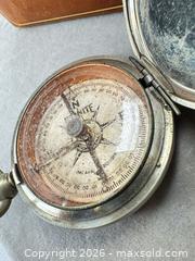 MaxSold Auction: 1917 ENG. DEPT. U.S.A. Pocket Compass, Nickel Case - San Jose (California, USA) PARTNER MANAGED Estate Sale Online Auction - E Humboldt