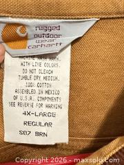 MaxSold Auction: Carhartt 4X-Large Brown Canvas Work Jacket - San Jose (California, USA) PARTNER MANAGED Estate Sale Online Auction - E Humboldt