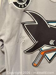 MaxSold Auction: CCM San Jose Sharks Hockey Jersey Adult M Gray/Teal / signed -autograph  - San Jose (California, USA) PARTNER MANAGED Estate Sale Online Auction - E Humboldt