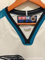 MaxSold Auction: CCM San Jose Sharks Medium Hockey Jersey Pullover - San Jose (California, USA) PARTNER MANAGED Estate Sale Online Auction - E Humboldt