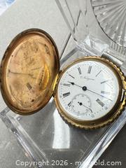 MaxSold Auction: Niagara Hunter-Case Gold tone  Pocket Watch, ~55 mm - San Jose (California, USA) PARTNER MANAGED Estate Sale Online Auction - E Humboldt