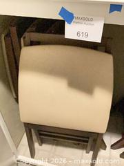MaxSold Auction: Set of 6 Wood Dining/Accent Folding  - Los Angeles (California, USA) PARTNER MANAGED Downsizing Online Auction - Sapphire Drive
