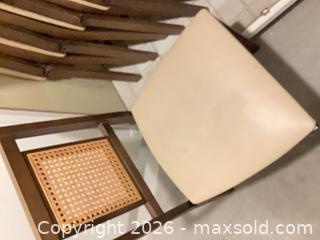MaxSold Auction: Set of 6 Wood Dining/Accent Folding  - Los Angeles (California, USA) PARTNER MANAGED Downsizing Online Auction - Sapphire Drive