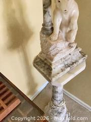 MaxSold Auction: Vintage Marble & Alabaster Tall Pedestal Floor Lamp - Los Angeles (California, USA) PARTNER MANAGED Downsizing Online Auction - Sapphire Drive