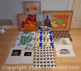 MaxSold Auction: Local Artist Original Art Lot - Walworth (New York, USA) PARTNER MANAGED Estate Sale Online Auction - Fairway 18