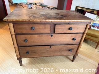 MaxSold Auction: Mid 1800s Antique Federal Dresser - Walworth (New York, USA) PARTNER MANAGED Estate Sale Online Auction - Fairway 18