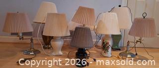 MaxSold Auction: Miscellaneous Table Lamp Lot - Walworth (New York, USA) PARTNER MANAGED Estate Sale Online Auction - Fairway 18