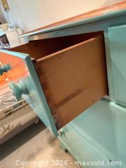 MaxSold Auction: Robins Egg Dresser & Mirror - Walworth (New York, USA) PARTNER MANAGED Estate Sale Online Auction - Fairway 18