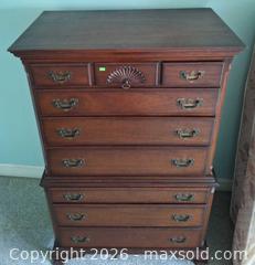 MaxSold Auction: SOLID Mahogany 9 Drawer Dresser - Walworth (New York, USA) PARTNER MANAGED Estate Sale Online Auction - Fairway 18