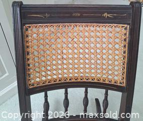 MaxSold Auction: Vintage Wicker Rocking Chair - Walworth (New York, USA) PARTNER MANAGED Estate Sale Online Auction - Fairway 18