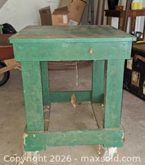 MaxSold Auction: Wooden Rolling Cart Table - Walworth (New York, USA) PARTNER MANAGED Estate Sale Online Auction - Fairway 18
