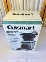 MaxSold Auction: Cuisinart DBM-8 Burr Coffee Grinder - Campbell (California, USA) SELLER MANAGED Estate Sale Online Auction - Dell Avenue