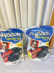 MaxSold Auction: Polaroid PopShots Disposable Instant Cameras (Lot of 2) - Campbell (California, USA) SELLER MANAGED Estate Sale Online Auction - Dell Avenue