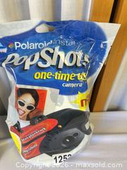 MaxSold Auction: Polaroid PopShots Disposable Instant Cameras (Lot of 2) - Campbell (California, USA) SELLER MANAGED Estate Sale Online Auction - Dell Avenue