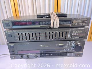 MaxSold Auction: Technics SU-V98 Amp, SH-8017 Equalizer & ST-S98 Tuner - Campbell (California, USA) SELLER MANAGED Estate Sale Online Auction - Dell Avenue